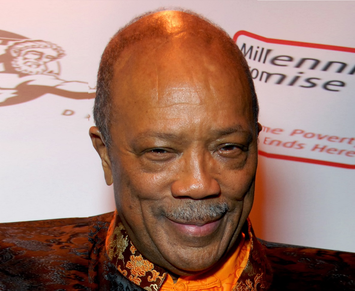 Quincy Jones attending an after-party of a tribute to his work - 2008