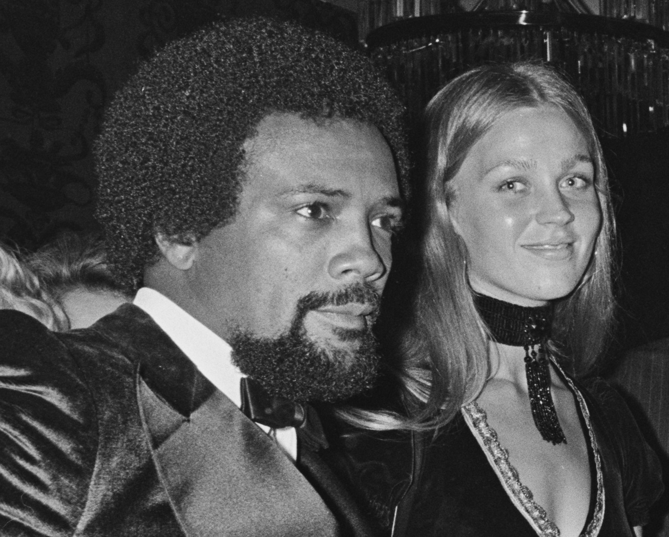 American record producer Quincy Jones and his wife Ulla Andersson - 1970