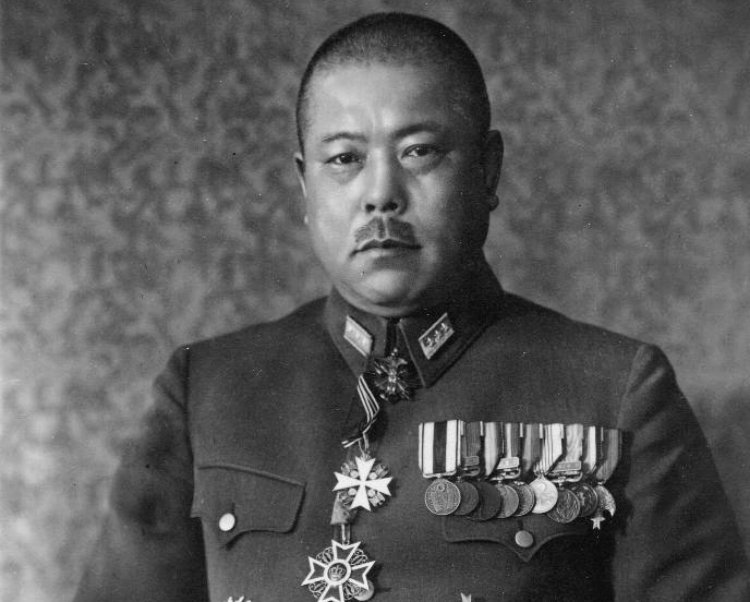 Portrait of Tomoyuki Yamashita in a uniform