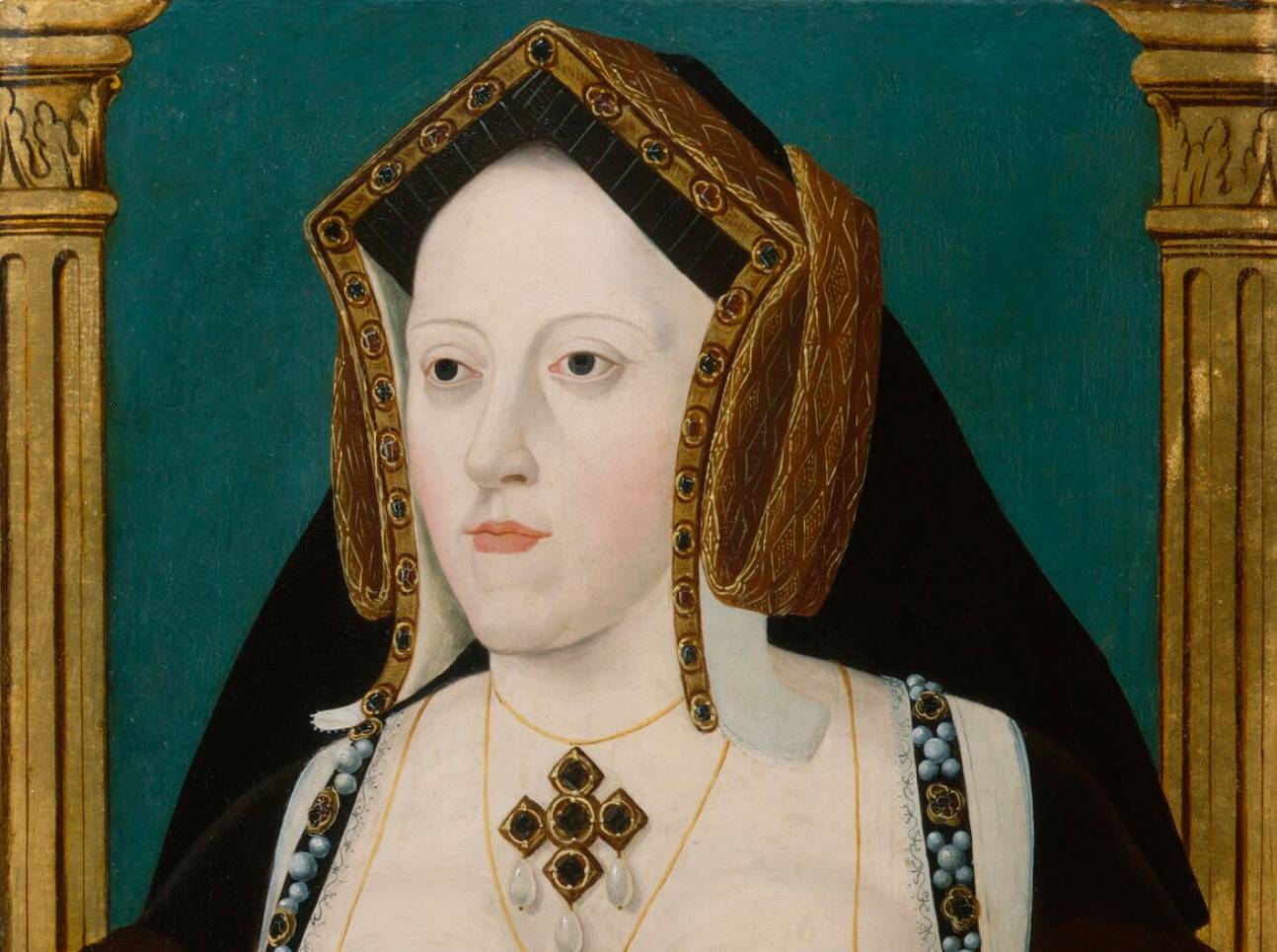 Catherine of Aragon in brown
