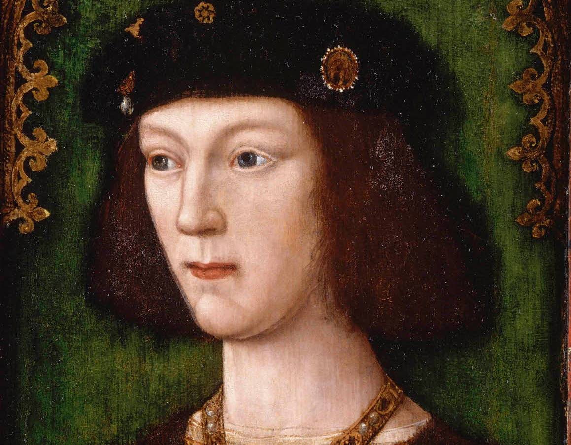 Portrait of Henry VIII in brown outfit