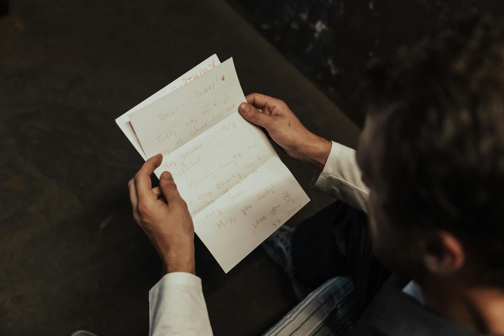 A Man Reading a Letter