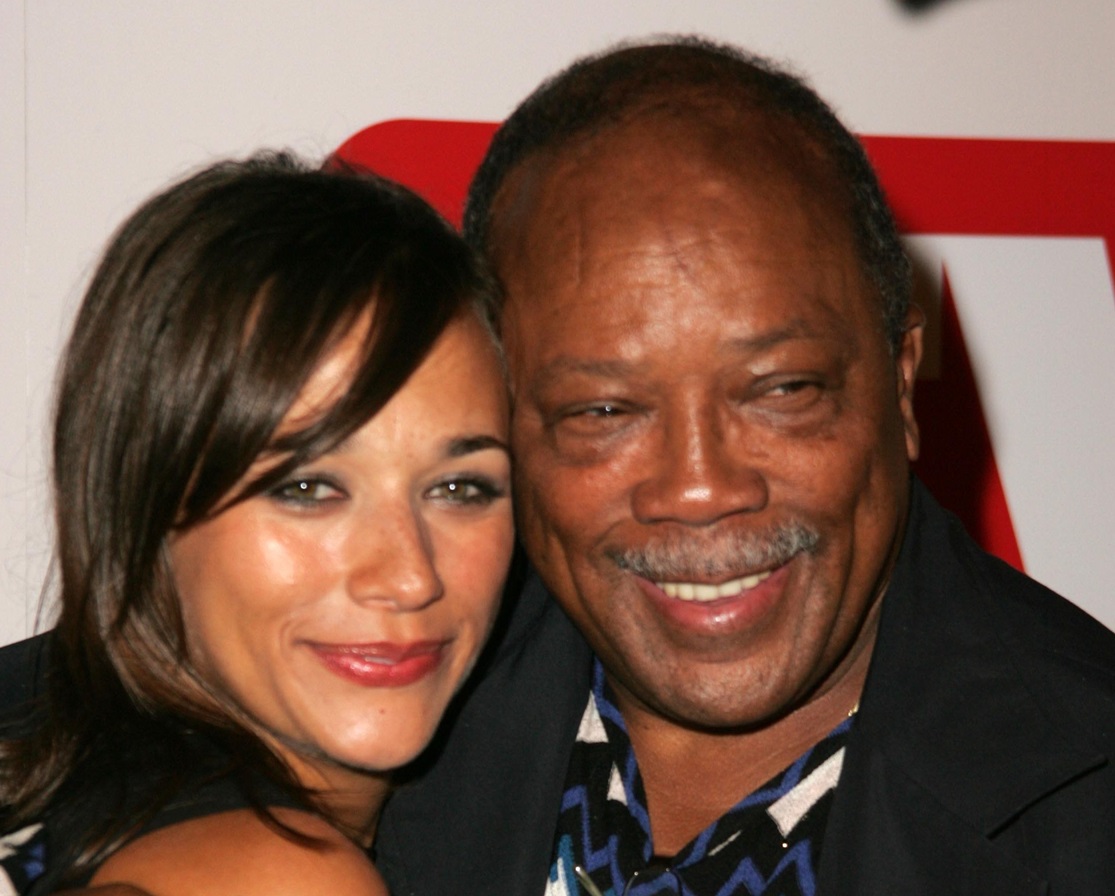 Rashida Jones and Quincy Jones at the TV Guide Emmy After Party August 27, 2006 in Social, Hollywood, CA.