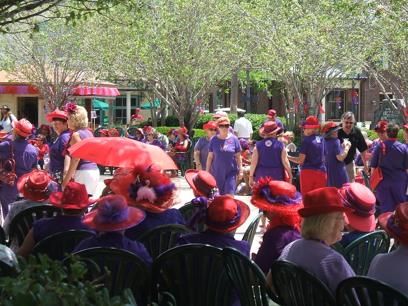 Members of the Red Hat Society