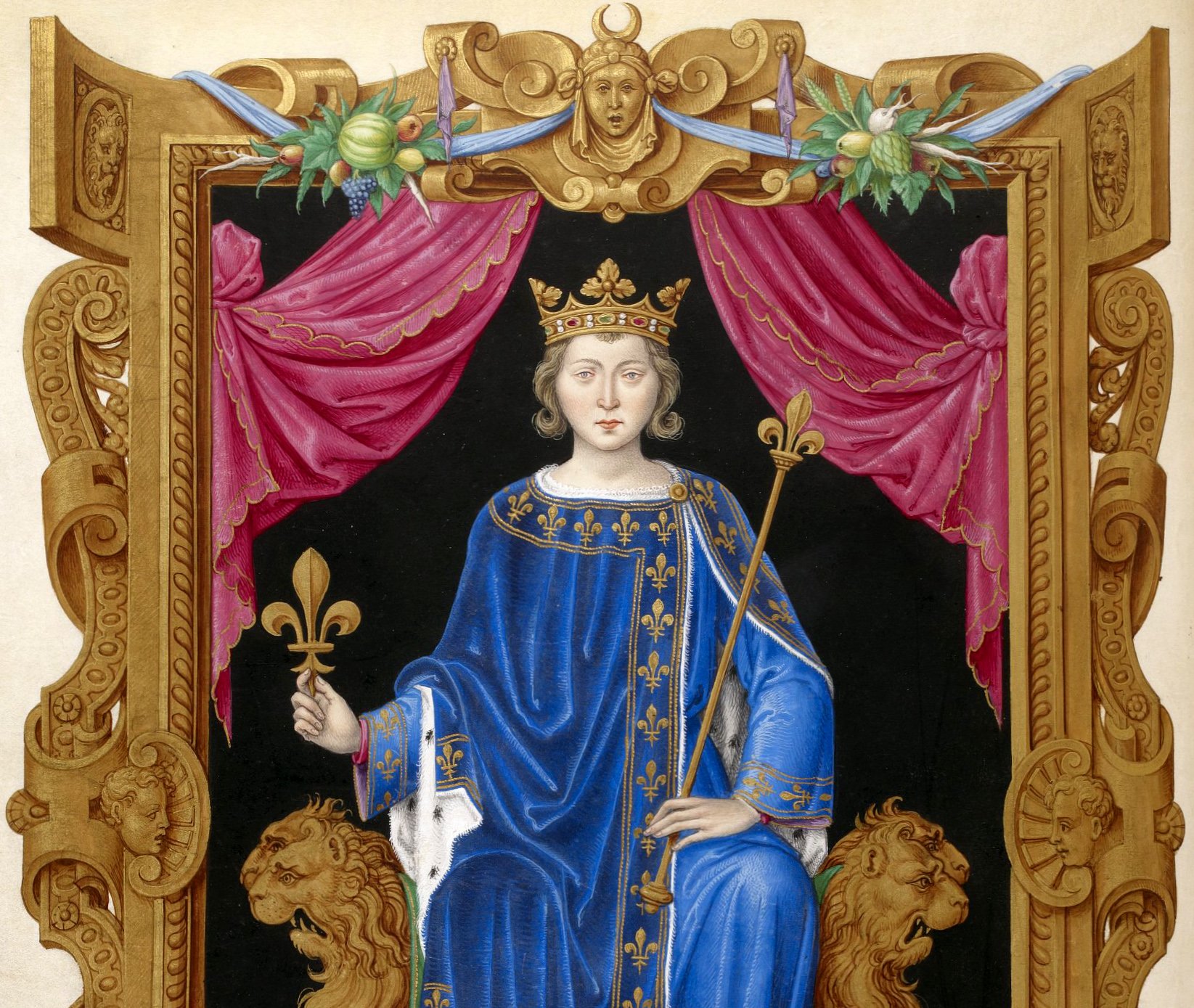 Philippe IV le Bel From Recueil des rois de France, by Jean Du Tillet (16th century).