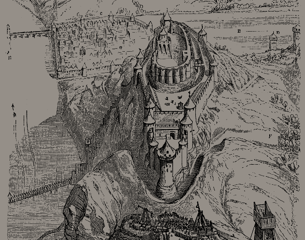 View of the siege of Château-Gaillard