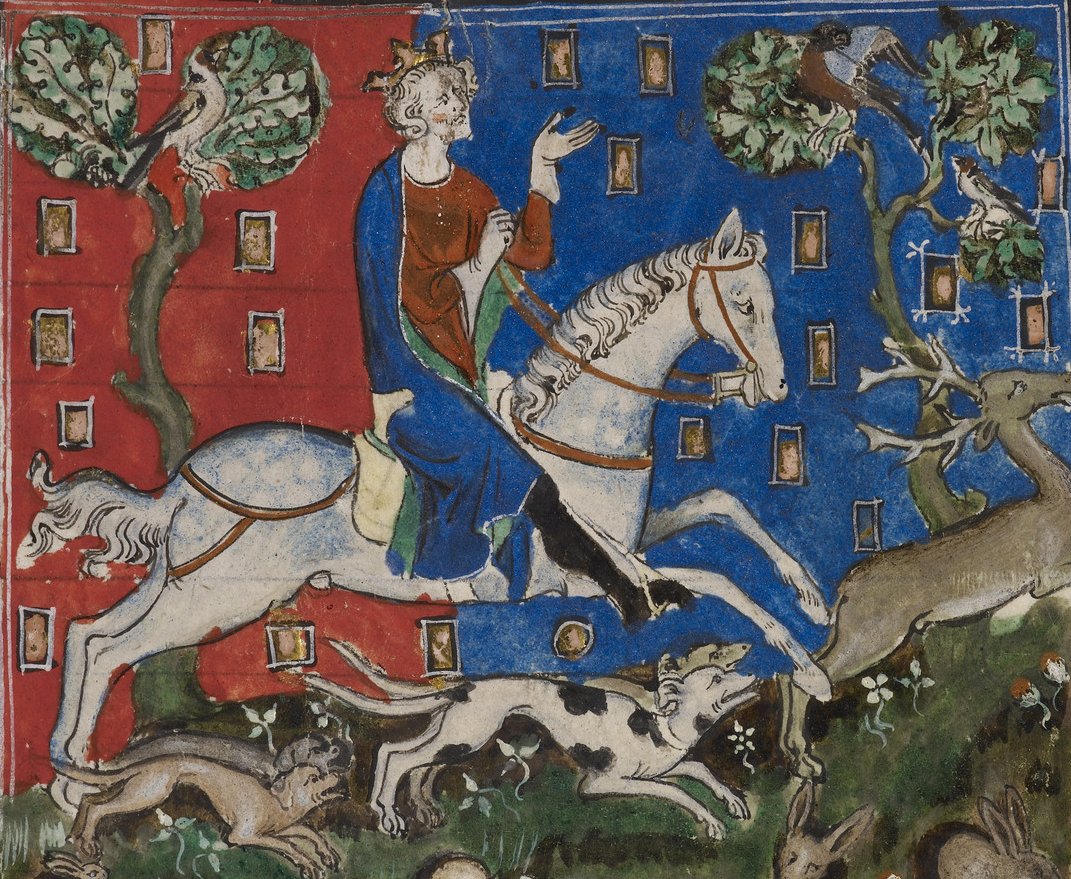 King John on a hunting trip