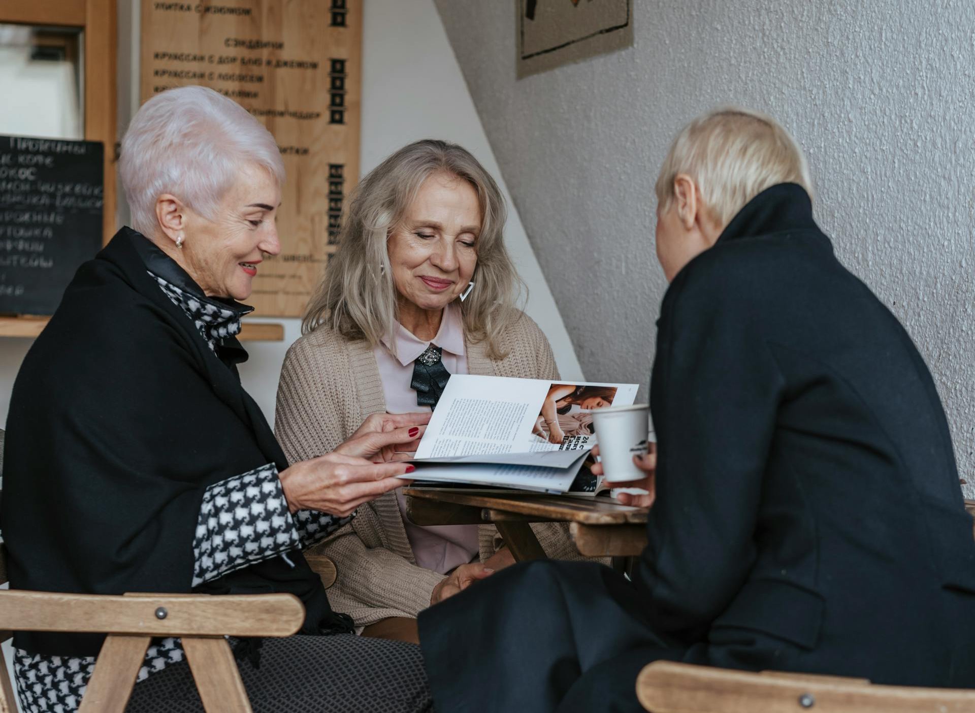 Elderly Women Sitting