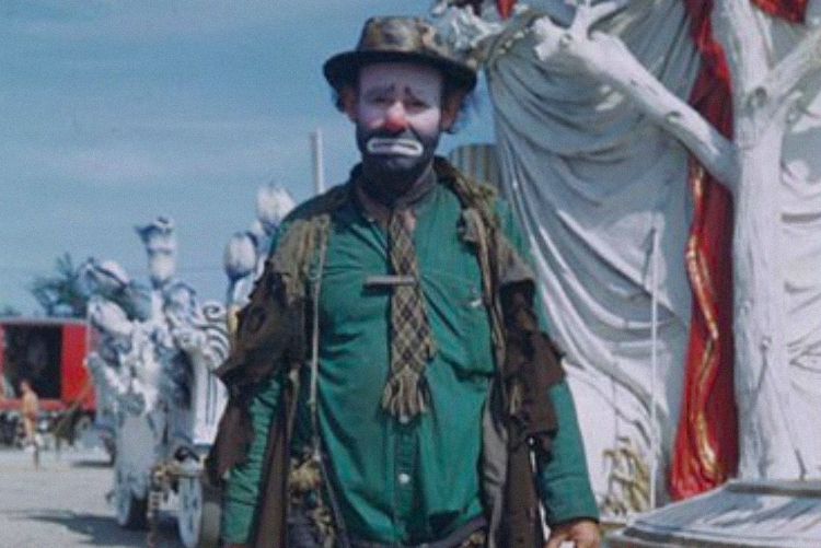 Ringling Circus clown Emmett Kelly