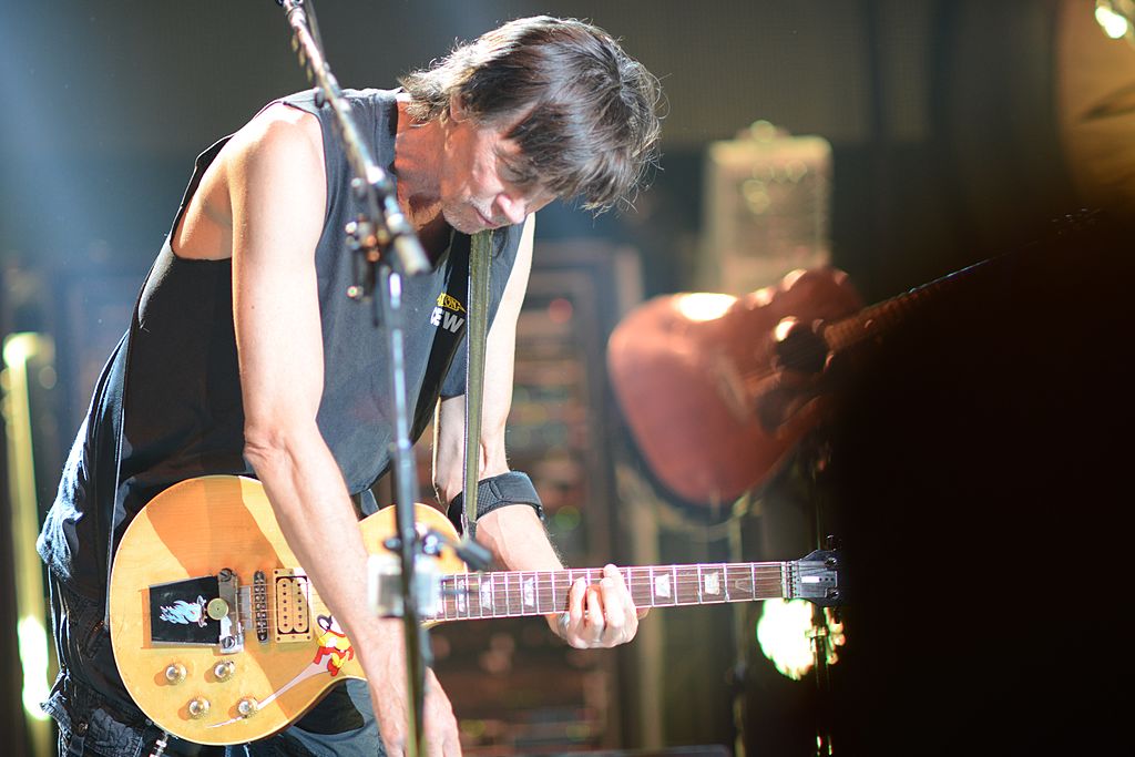 Tom Scholz of Boston performs