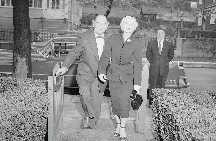 Emmett Kelly with his bride Elvira Gephardt