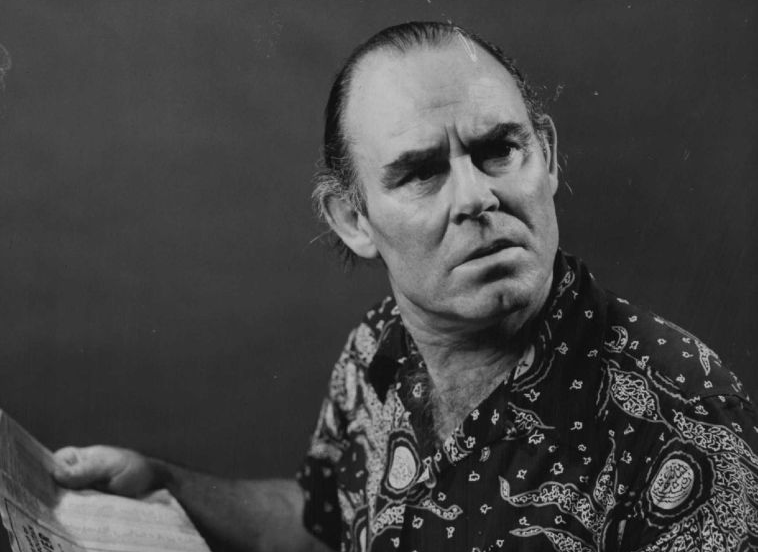 Portrait of American circus performer Emmett Kelly