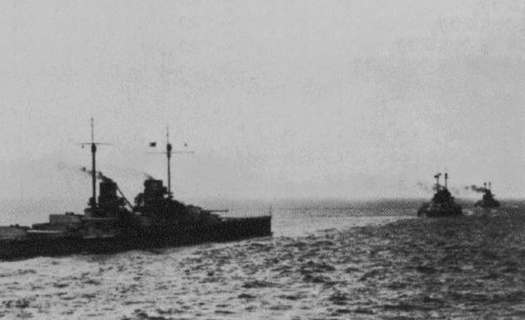 German battlecruisers Derfflinger, Moltke and Seydlitz