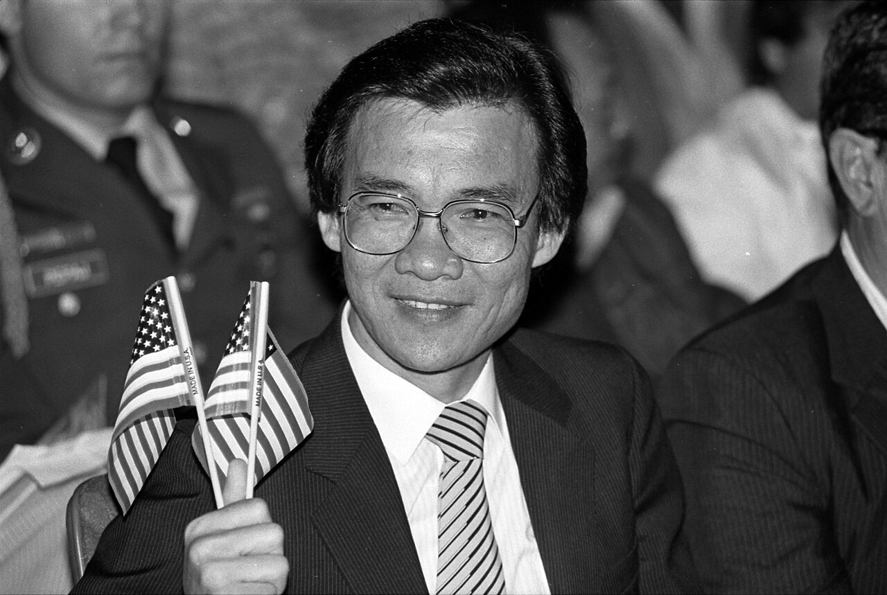 Haing S. Ngor During His United States Citizenship Ceremony In Los Angeles
