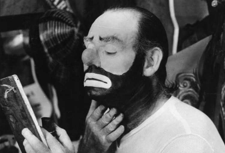 Ringling Circus clown Emmett Kelly