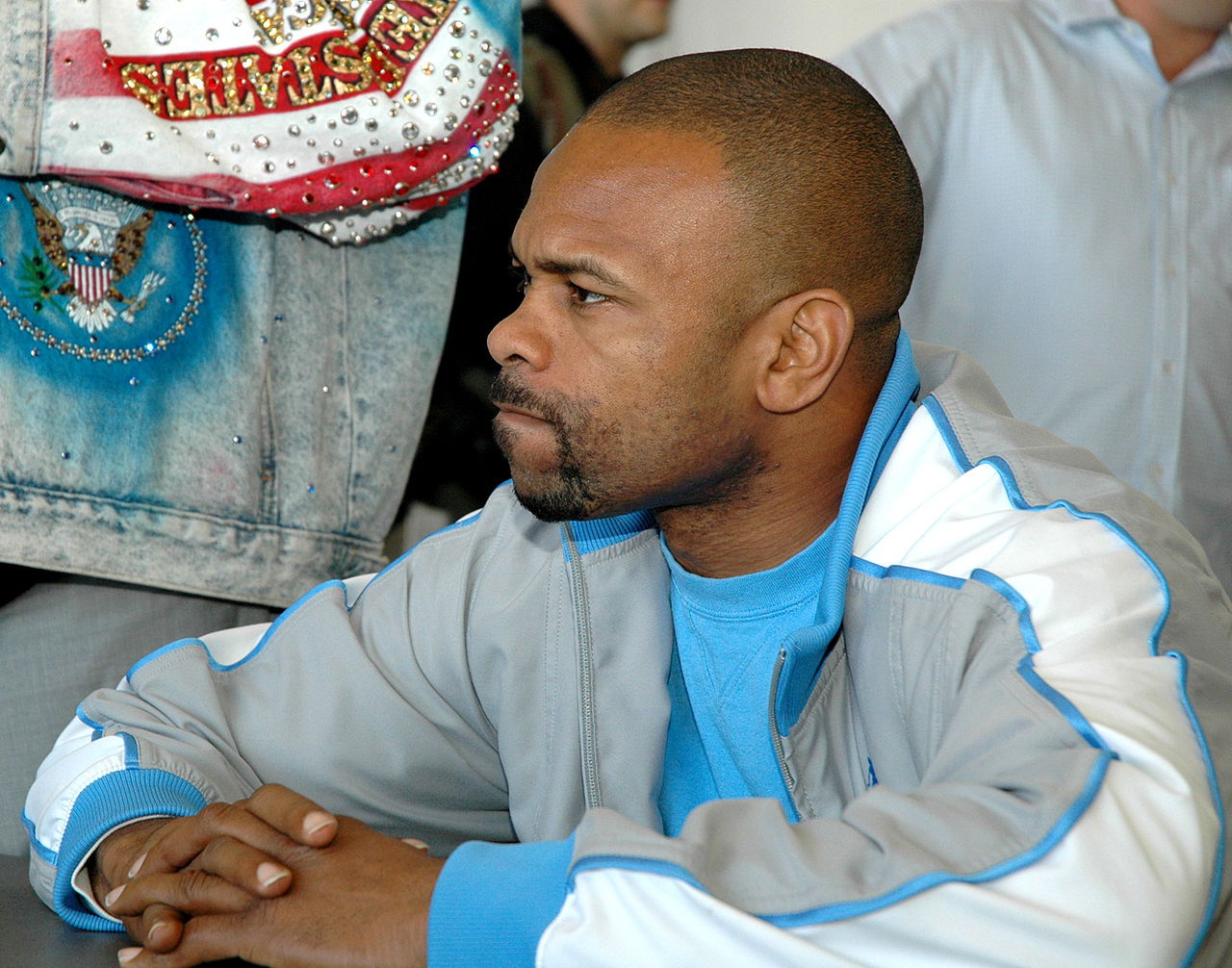 Roy Jones Jr. Visit Eglin Airmen