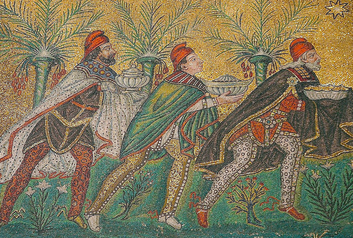 Mosaic of a Ravennate italian-byzantine workshop