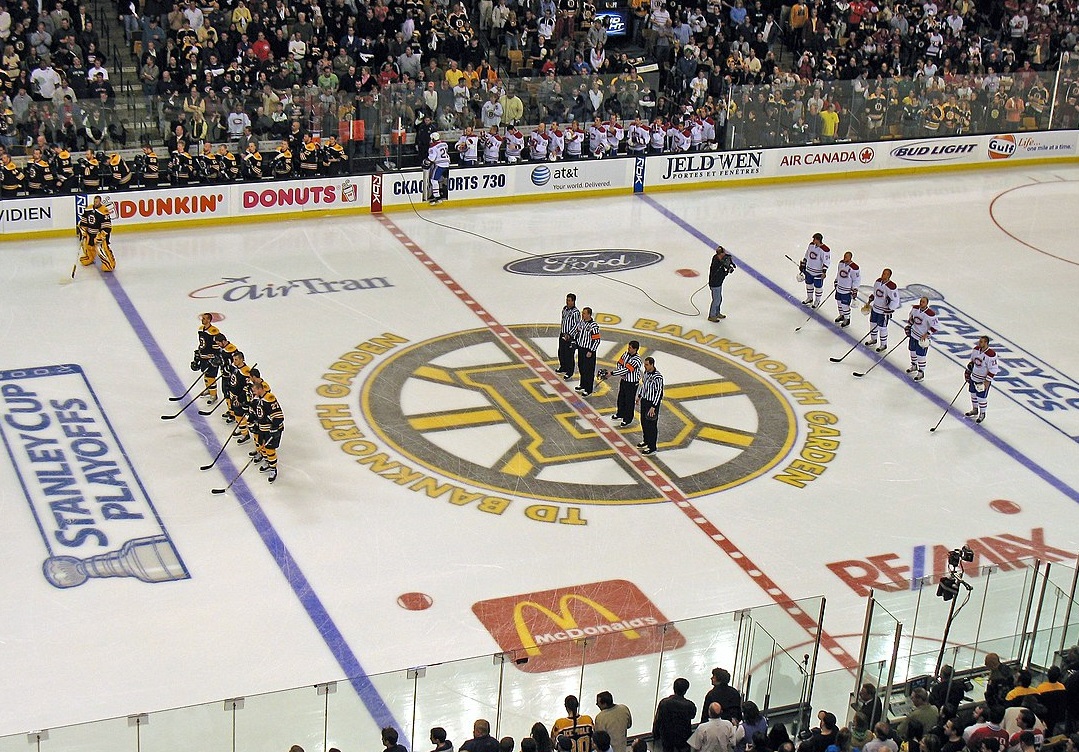 Boston Bruins vs Montreal Canadians at TD Banknorth Garden. April 19, 2008.