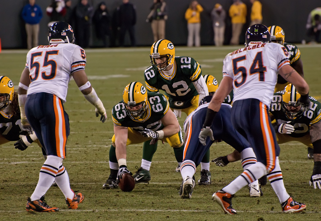 Chicago Bears vs. Green Bay Packers at Lambeau Field on December 25, 2011.