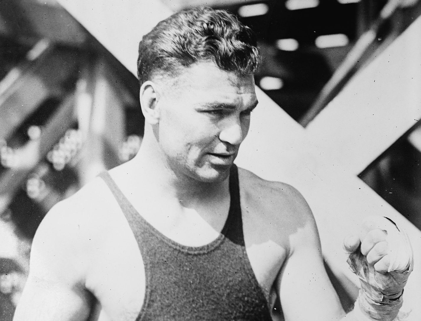 Jack Dempsey, American heavyweight boxer, circa 1920s.