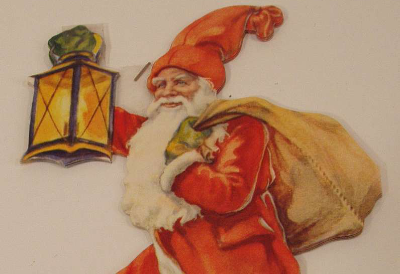 Victorian-Era Santa Claus Illustration