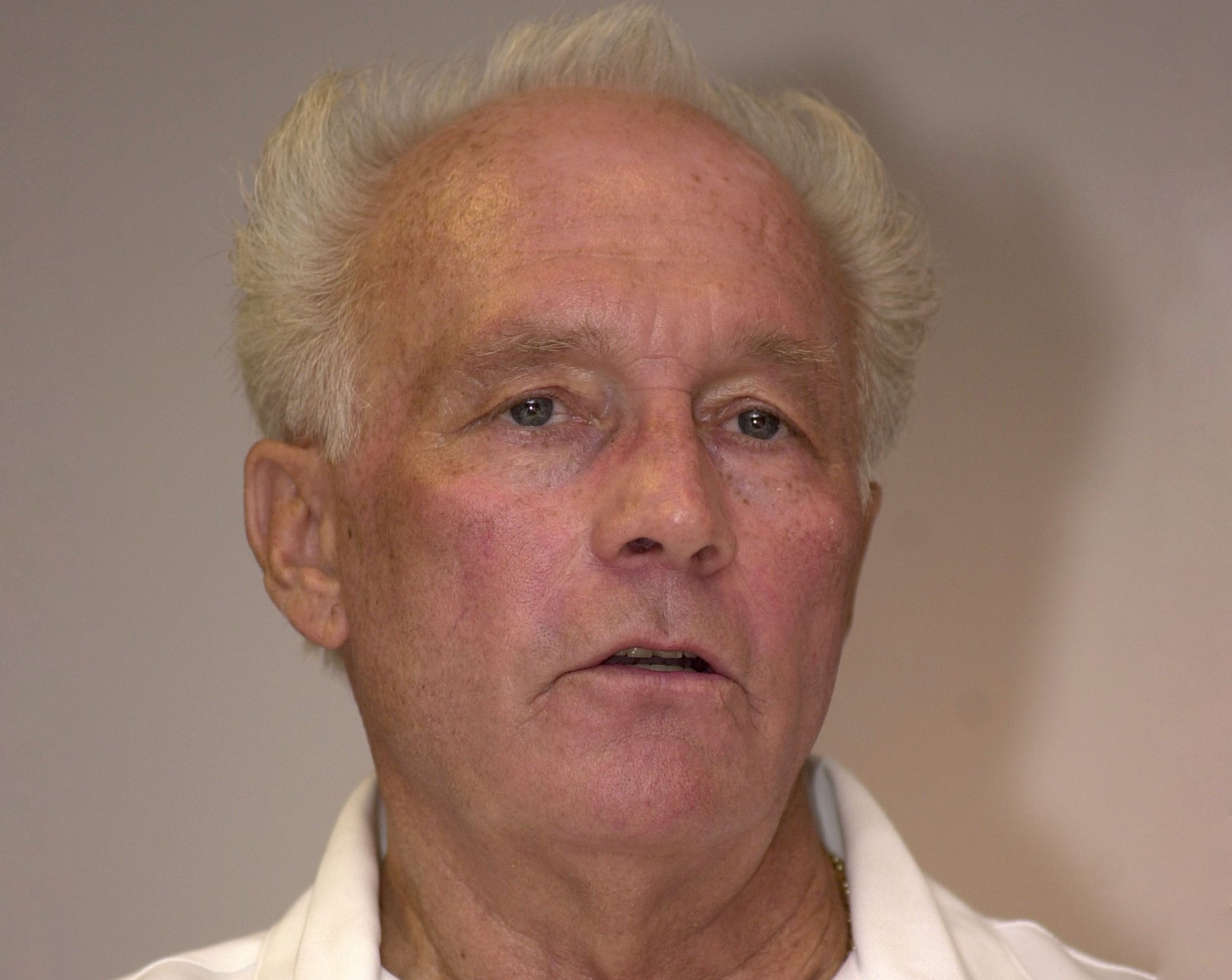 Evel Knievel during Evel Knievel Introduces the Ford F-150