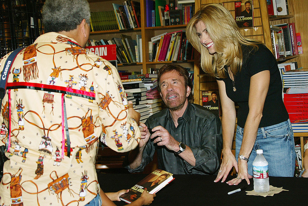 Chuck Norris Book Signing At Borders Books