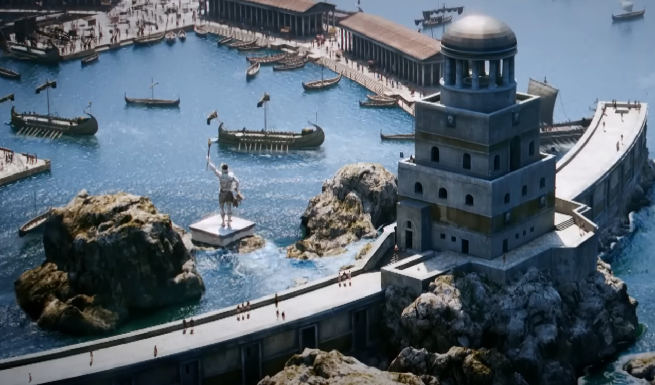 A screenshot of the movie Pompeii