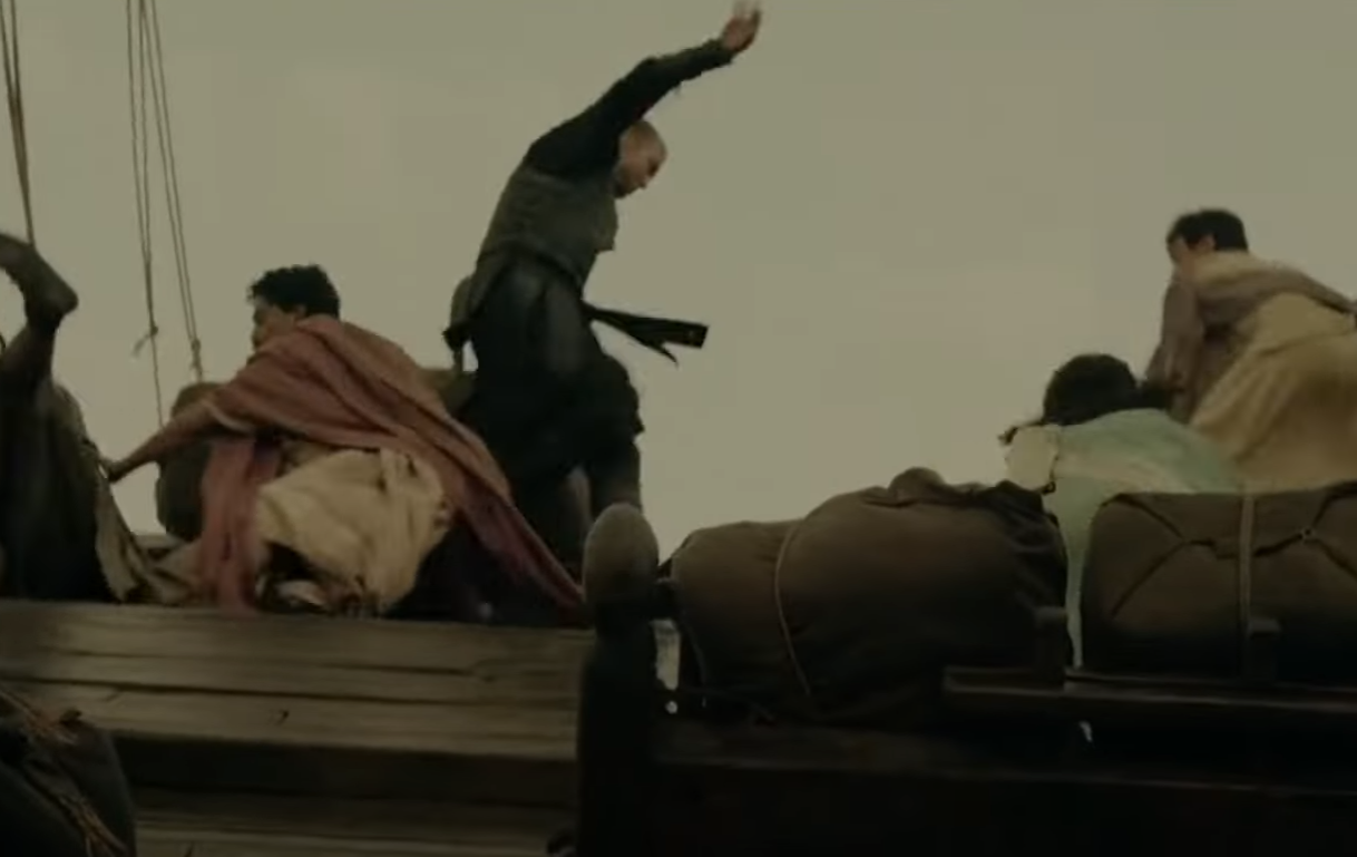 A screenshot of the movie Pompeii