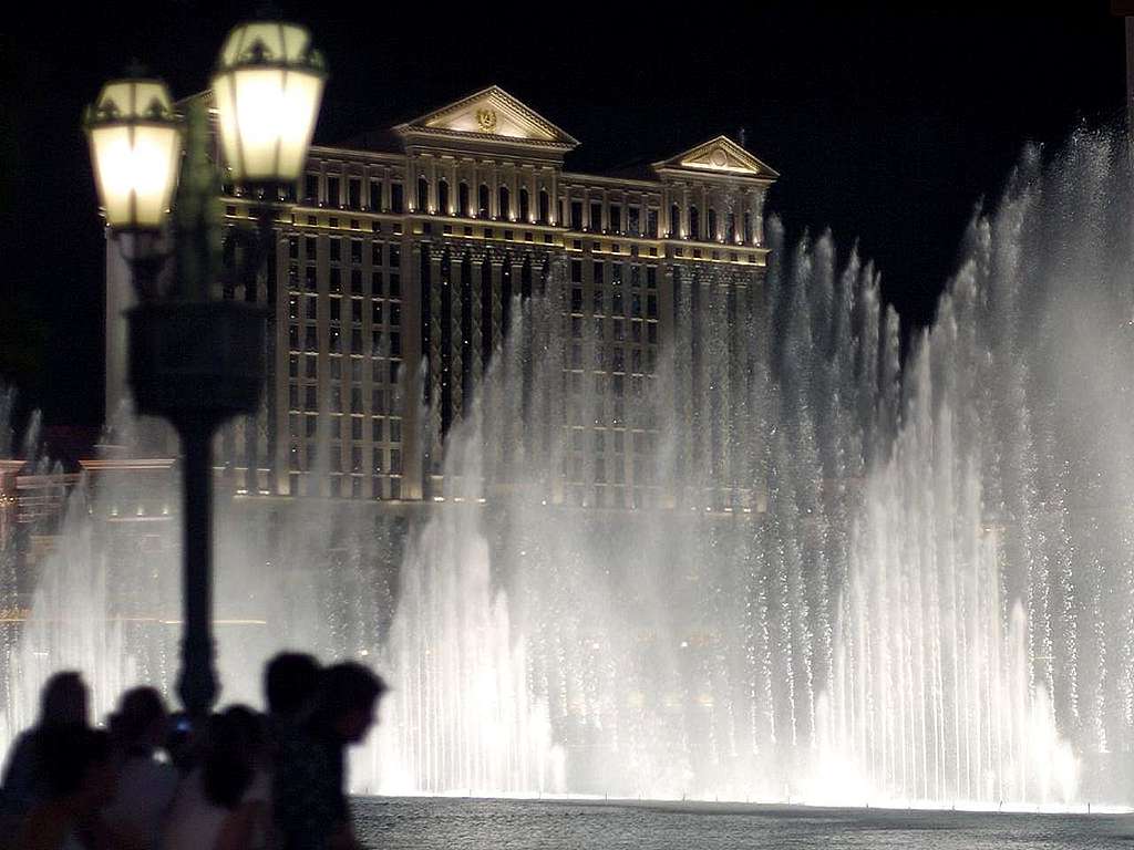 Photo of the Caesars palace fountains
