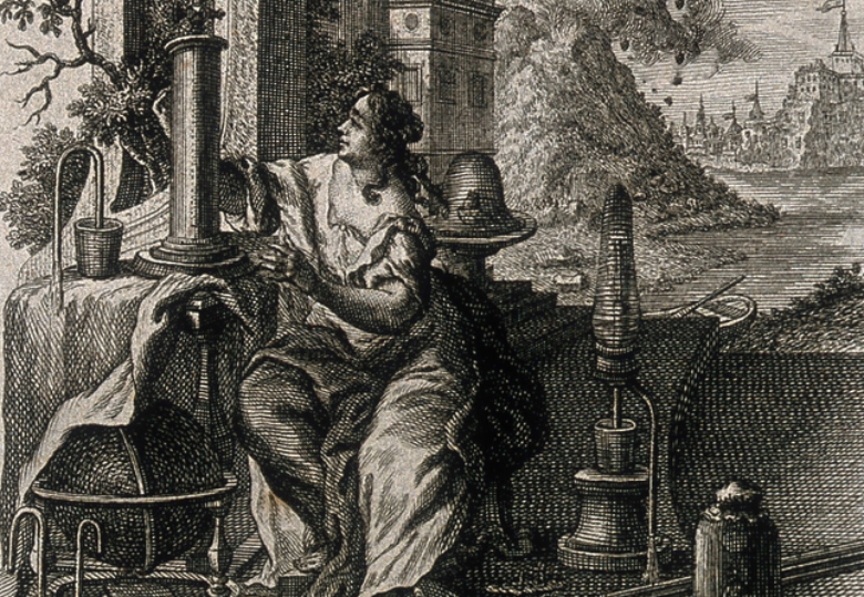 Pliny the elder while investigating Vesuvius during its eruption