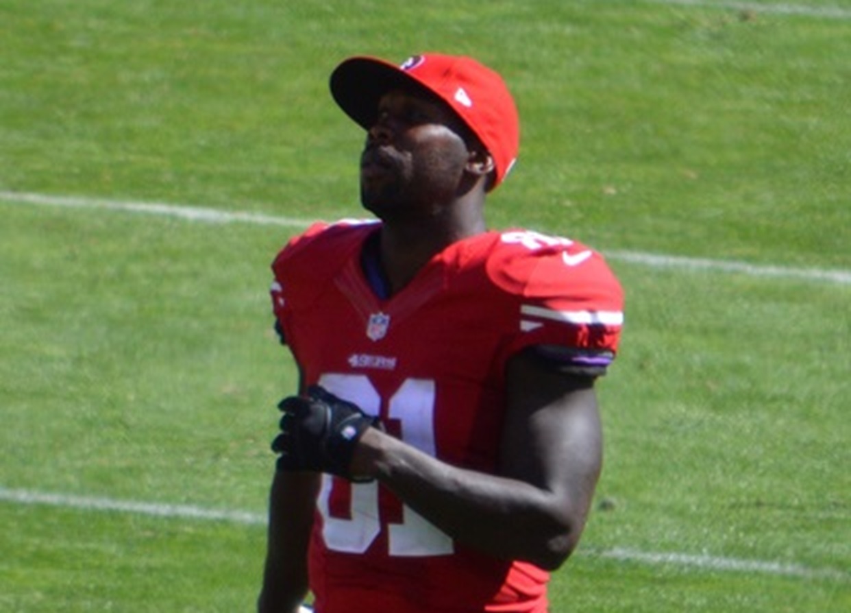 Anquan Boldin in 49ers uniform in 2013.