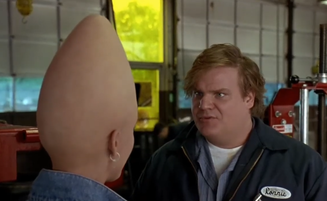 Screenshot from the movie Coneheads (1993)