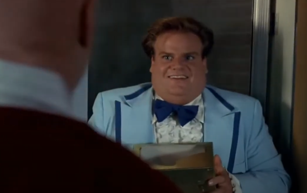 Screenshot from the movie Coneheads (1993)