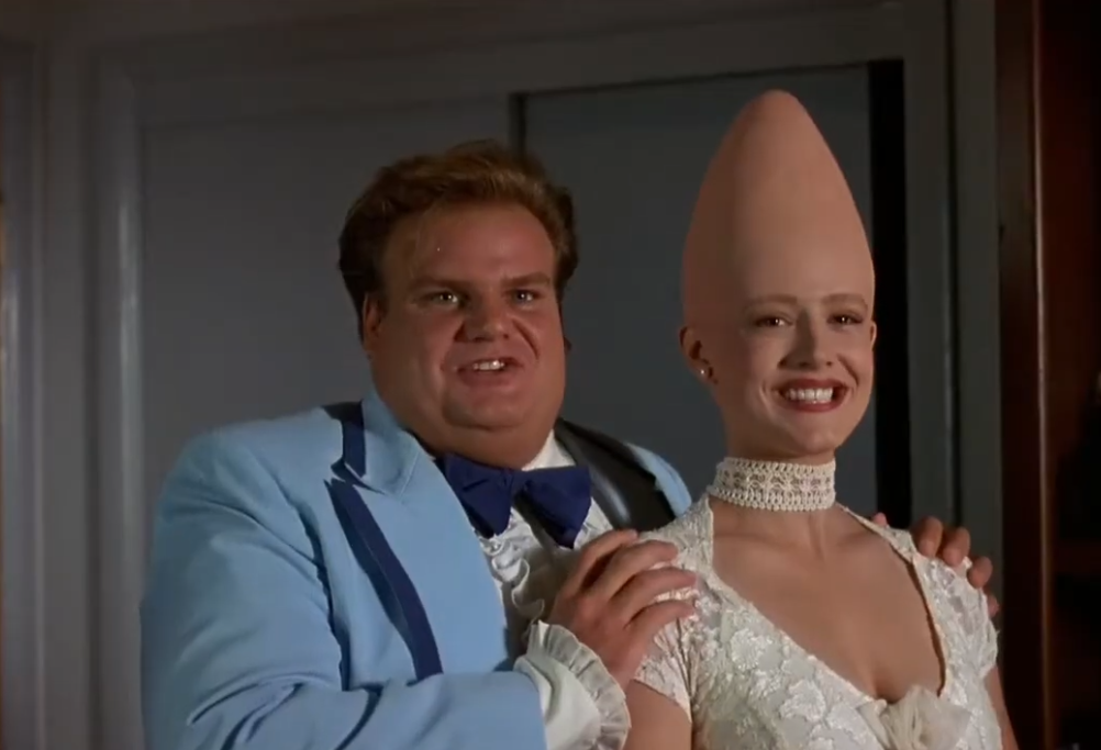 Screenshot from the movie Coneheads (1993)