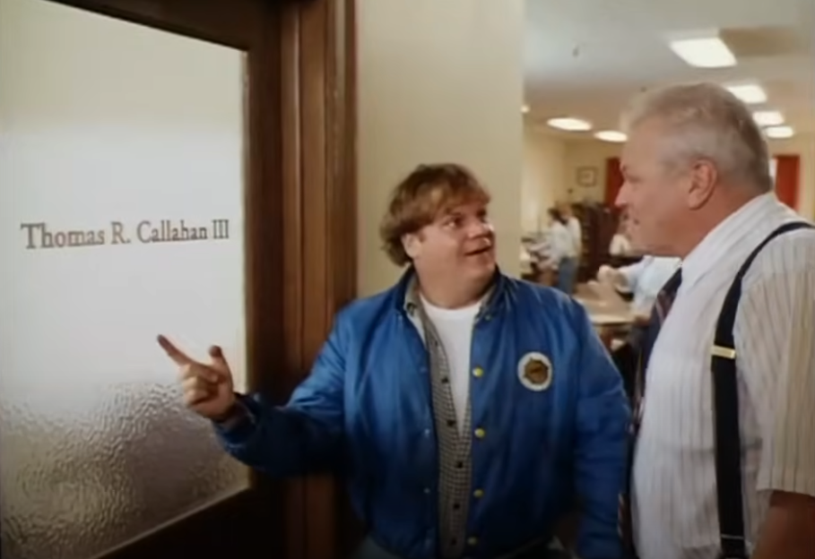 Screenshot from the movie Tommy Boy (1995)