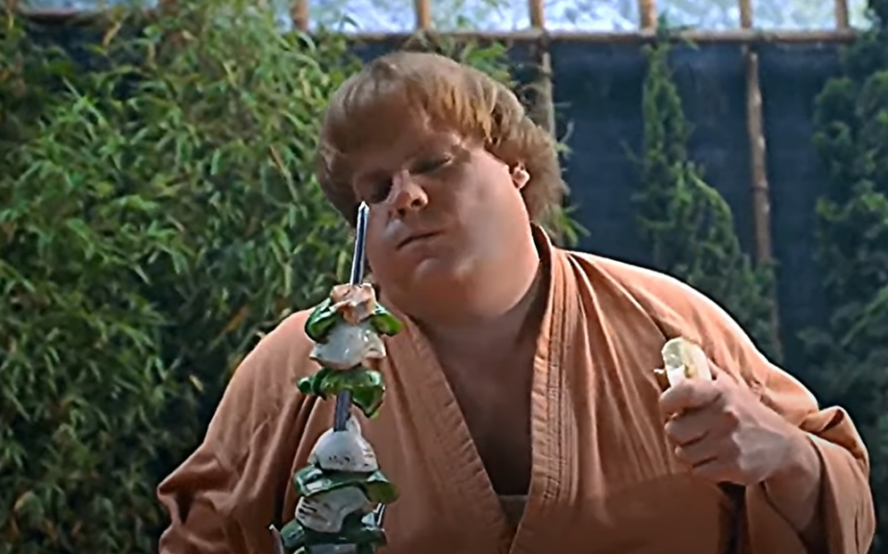 Screenshot from the movie Beverly Hills Ninja (1997)