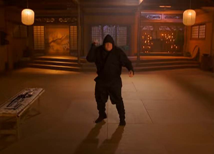 Screenshot from the movie Beverly Hills Ninja (1997)