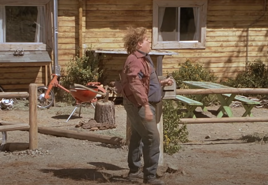 Screenshot from the movie Black Sheep (1996)