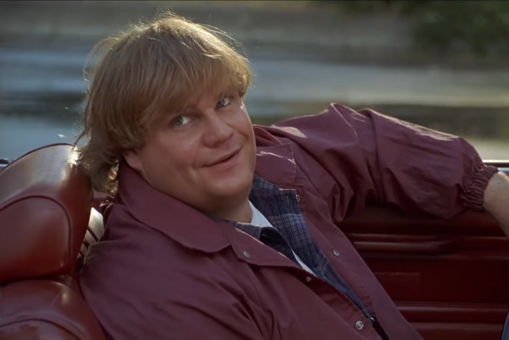 Screenshot from the movie Black Sheep (1996)