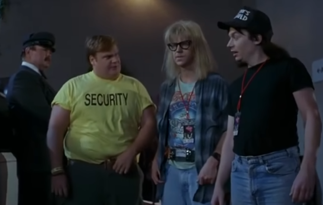 Screenshot from the movie Wayne's World (1992)