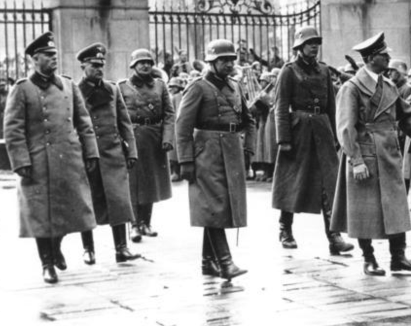 Adolf Hitler at Prague Castle