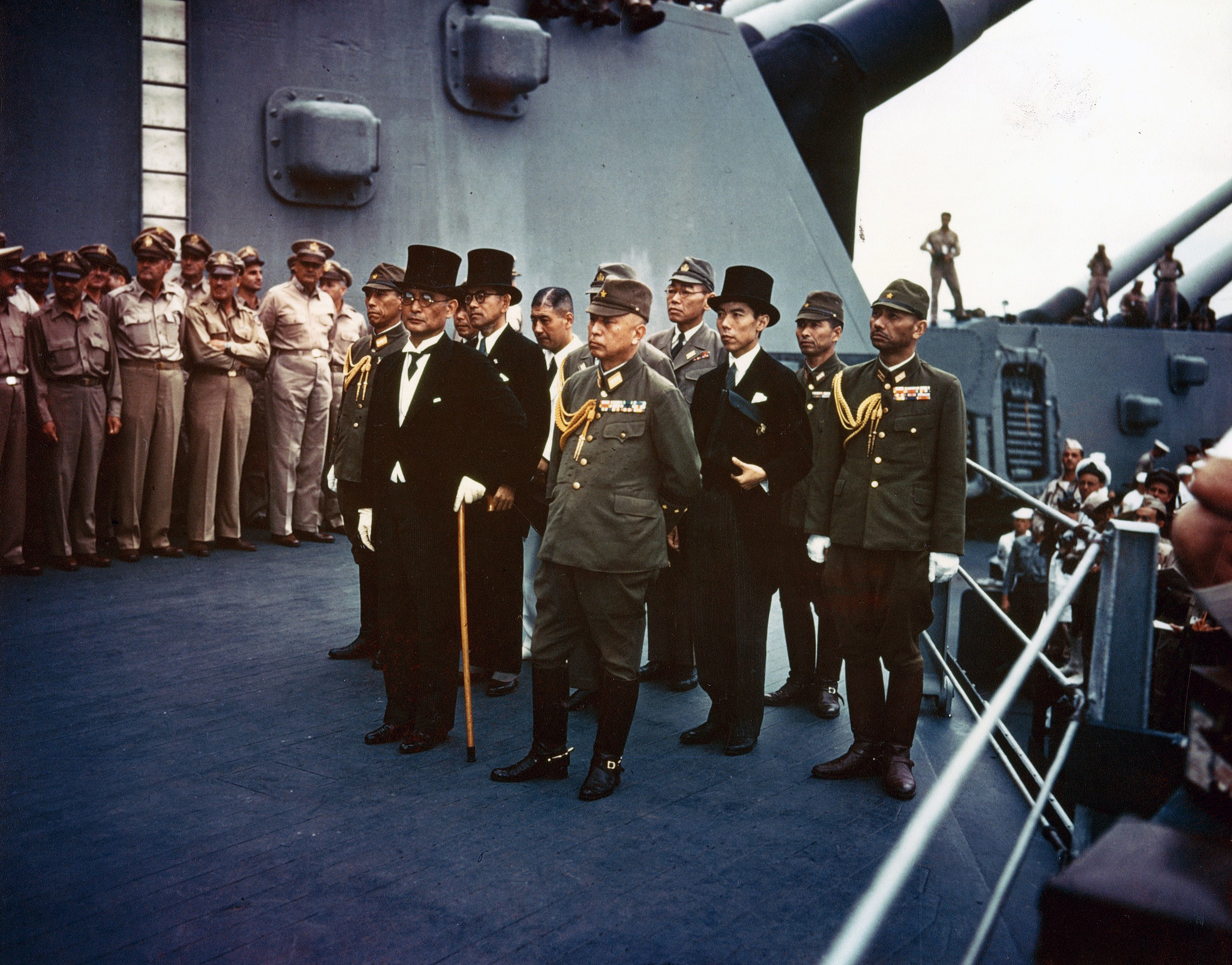 Surrender Of Japan Uss Missouri