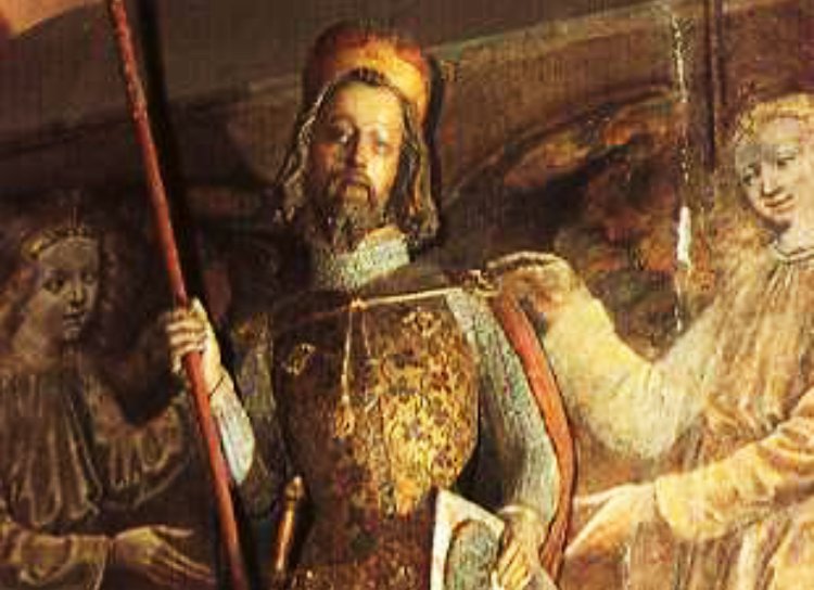 Wenzeslaus, probably by Peter Parler, in St. Vitus Cathedral