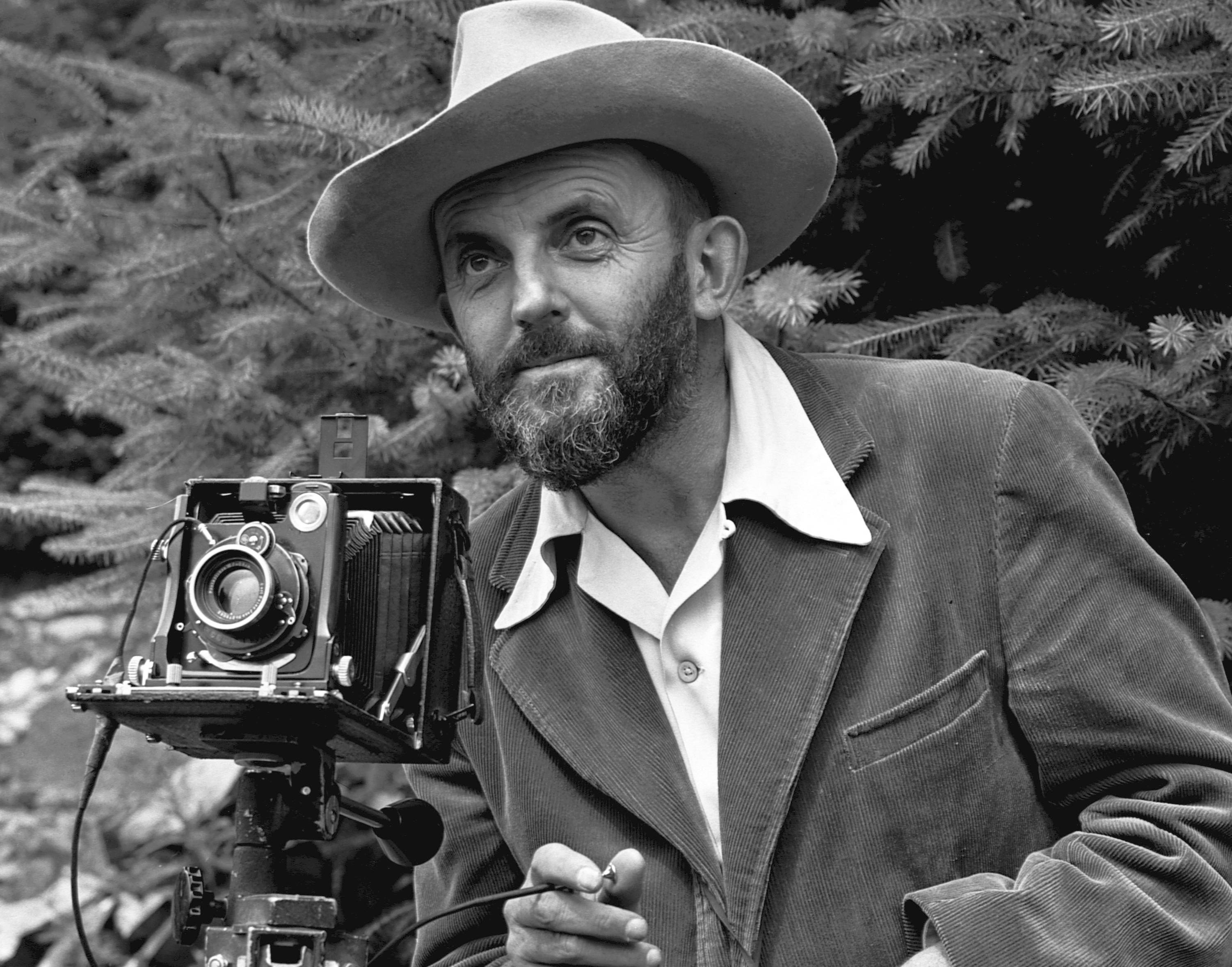 Ansel Adams and camera
