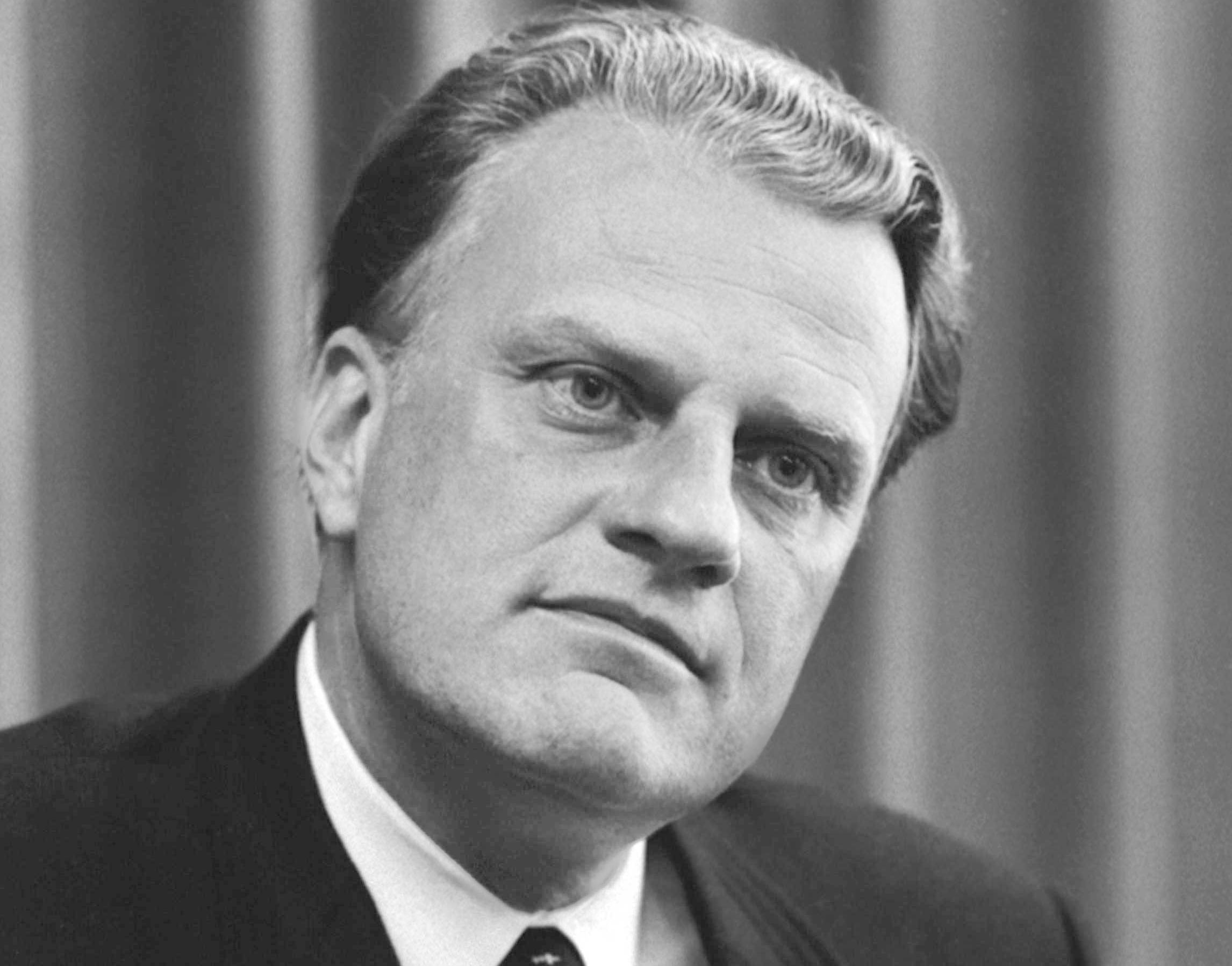 Billy Graham, American religious figure.