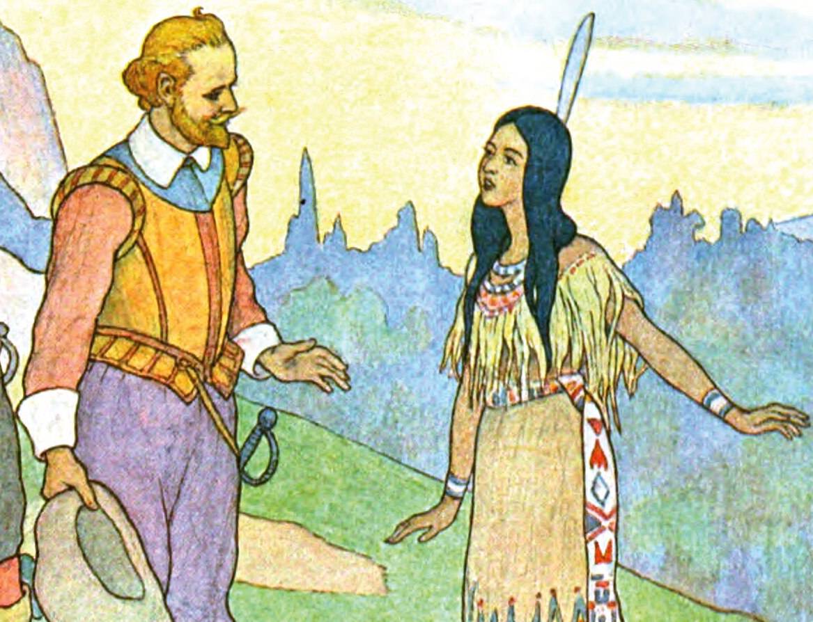 Pocahontas , 1906, by Elmer Boyd Smith.