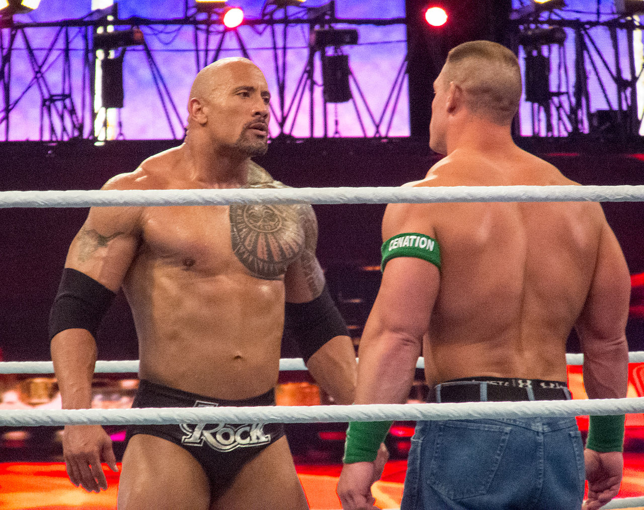 The Rock Vs John Cena - 2012