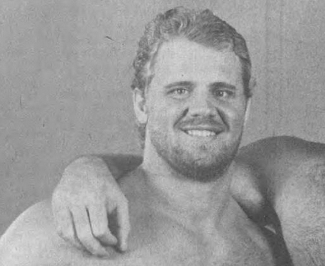 American professional wrestler Curt Hennig as AWA tag team champions, 1986