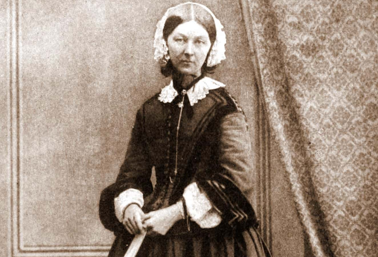 Portrait of English social reformer Florence Nightingale